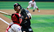 Hans Wilson #7 of Tigres de Quintana Roo is at bat during the Mexican Baseball League (LMB...