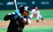 Hans Wilson #7 of Tigres de Quintana Roo is at bat during the Mexican Baseball League (LMB...