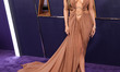 Jennifer Lopez (J.Lo) wearing Defaience poses at the 2025 American Music Awards held at th...