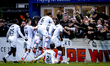 SC Telstar forward Youssef El Kachati scores the 2-1 goal and celebrates during the match...