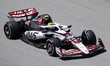 Oliver Bearman of the MoneyGram Haas F1 Team drives the Haas VF-25 Ferrari during Practice...
