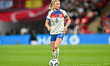 Lea Williamson (5 England) controls the ball during the UEFA Women's Nations League Group...