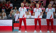 Nikola Grbic, head coach for the Poland national team, is seen during the volleyball match...