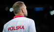 Nikola Grbic, head coach for the Poland national team, is seen during the volleyball match...