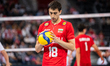 Venislav Antov plays during the volleyball match between Poland and Bulgaria in Gliwice, P...