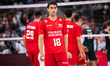 Venislav Antov plays during the volleyball match between Poland and Bulgaria in Gliwice, P...