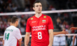 Asparuh Asparuhov plays during the volleyball match between Poland and Bulgaria in Gliwice...