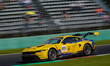 Finn Wiebelhaus, Romain Andriolo, and David Schumacher drive the (#65) Ford Mustang GT3 of...