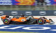 Oscar Piastri, of the McLaren Formula 1 Team, drives the McLaren MCL39 Mercedes during the...