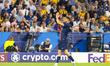 Achraf Hakimi of Paris Saint-Germain celebrates after scoring a goal during the UEFA Champ...