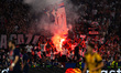 PSG supporters attend the UEFA Champions League final football match between Inter Milan a...