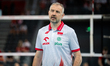 Nikola Grbic, head coach for the Poland national team, is seen during the volleyball match...