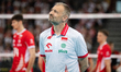 Nikola Grbic, head coach for the Poland national team, is seen during the volleyball match...