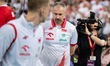 Nikola Grbic, head coach for the Poland national team, is seen during the volleyball match...