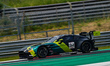 Christian Krognes, David Pittard, and Henrique Chaves drive the (#34) Aston Martin Vantage...