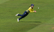 Mady Villiers of Durham Cricket Women makes a catch during the Vitality Blast T20 match be...