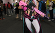 A cosplayer poses during the 2nd edition of Comic Con Experience Mexico 2025 'CCXP' at Cen...