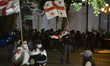 On June 2, in Tbilisi, Georgia, the demonstrators walk to Parliament and block Avenue Rust...