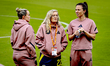 Players of Scotland arrive at the stadium during the match between Netherlands and Scotlan...