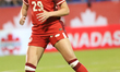 Kayla Briggs, number 29 of Canada, participates in the Women's International Friendly matc...