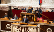 Francois Bayrou, the French Prime Minister, speaks during the motion of censure to the Fre...