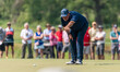 Darren Clarke lines up a putt on hole 1 during round 1 of The American Family Insurance Ch...