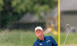 Steve Stricker hits a shot from the bunker on hole 5 during round 1 of The American Family...