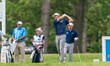Mario Tiziani hits a tee shot on the 6th tee during round 1 of The American Family Insuran...