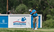 Angel Cabrera hits a tee shot on the 9th tee during round 1 of The American Family Insuran...