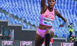 Shanieka Ricketts (JAM) competes in the Women's Triple Jump during the IAAF Wanda Diamond...