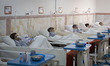 Elderly Iranian women rest in their beds at Kahrizak charity nursing home in southern Tehr...