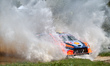 Thierry Neuville and Martijn Wydaeghe from Belgium drive a Hyundai i20 N Rally1 for the Hy...