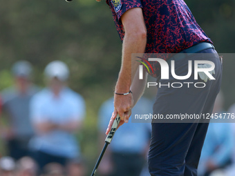 CALEDON, ONTARIO - JUNE 07: Taylor Pendrith of Canada putts on the 16th green during the third round of the RBC Canadian Open 2025 at TPC To... by Amy Lemus/NurPhoto