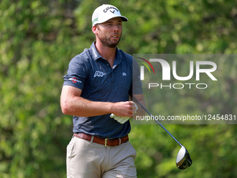 CALEDON, ONTARIO - JUNE 07: Sam Burns of Shreveport, Louisiana walks from the 16th tee during the third round of the RBC Canadian Open 2025... by Amy Lemus/NurPhoto