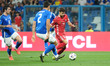 The Italy team plays against the Moldova team during the league phase of Group 1 FIFA 2026...