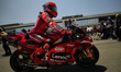 Marc Marquez (93) of Spain and Ducati Lenovo Team  during the race of GoPro Grand Prix of...