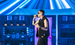 Italian rapper Marracash, also known as Fabio Bartolo Rizzo, performs live at Stadio Diego...