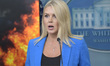 White House Press Secretary Karoline Leavitt speaks about Los Angeles rioters and Californ...