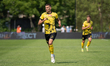 Petar Brlek plays during the game between Wieczysta Krakow and KKS Kalisz in Krakow, Polan...