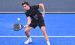 Eduardo Alonso (ESP) participates in the R16 of the BNL Italy Major Premier Padel at Foro...