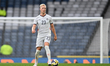 Hordur Magnusson of Iceland plays during an International Friendly match between Scotland...