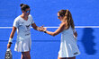 Delfina Brea Senesi (ARG) and Gemma Triay Pons (ESP) participate in the semifinals of the...
