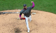 New York Mets relief pitcher Jose Castillo (54) throws during the fifth inning of a baseba...