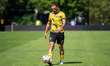 Tomasz Swedrowski plays during the game between Wieczysta Krakow and Chojniczanka Chojnice...