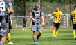 Blazej Szczepanek plays during the game between Wieczysta Krakow and Chojniczanka Chojnice...