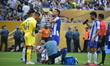 A general view of the first half of the match between Palmeiras and FC Porto at MetLife St...
