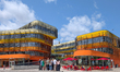WU - Vienna University of Economics and Business is seen in Vienna, Austria, on June 9, 20...