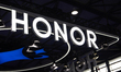 A general view of the Honor stand is seen at the Shanghai New International Expo Centre in...