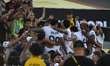 Igor Jesus celebrates his goal during the match between Paris Saint-Germain FC and Botafog...