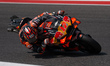 Vinales Maverick of Red Bull KTM Tech3 KTM participates in the qualifying sessions of the...